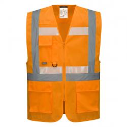Glowtex vezetői mellény Ezee zippzárral 3.