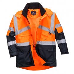 Hi-Vis kéttónusú lélegző kabát 3.