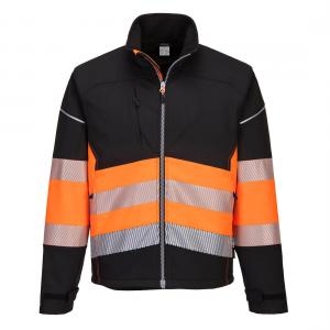 PW3 Hi-Vis Class 1 Softshell kabát Black/Yellow 2.