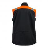 fekete/UV narancs softshell kabát 2.