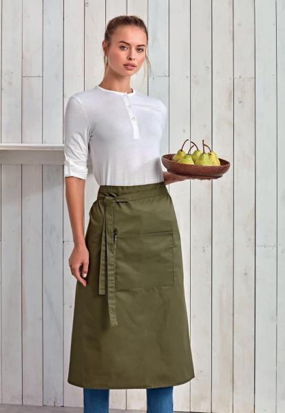 'colours collection’ bar apron with pocket 1.