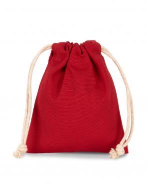 cotton bag with drawcord closure - small size 1.