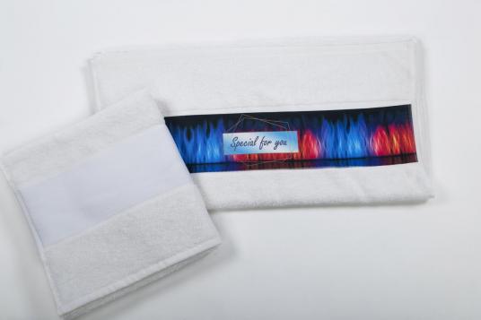 olima towel with sublimation bordure 1.
